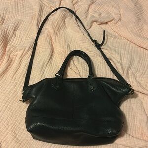 Madewell bag black leather pocketbook